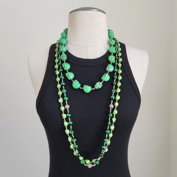 KENDRA SCOTT ELISA BEZEL PNDNT YELLOW W/GREEN TIGERS EYE  GREEN TIGERS EYE NECKLACE--36\